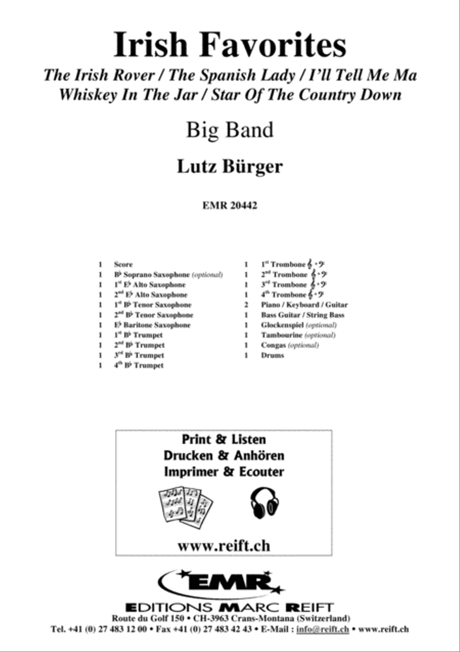 Irish Favorites Big Band scores gallery preview page 2