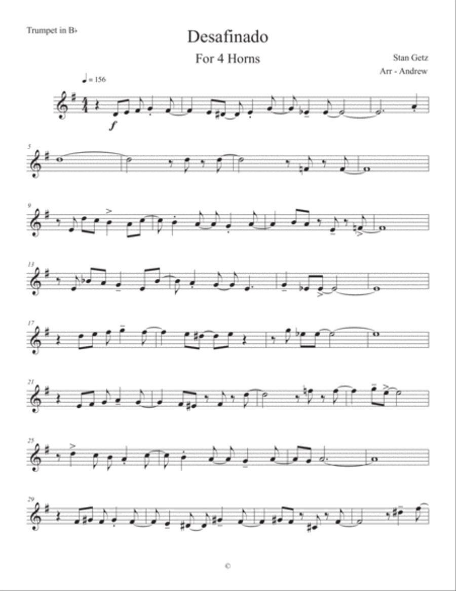 Desafinado Large Ensemble scores gallery preview page 4