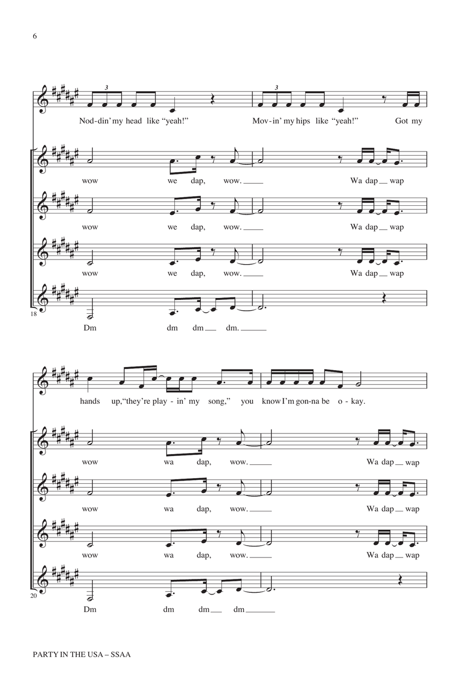 Party In The U.S.A. SSA scores gallery preview page 5