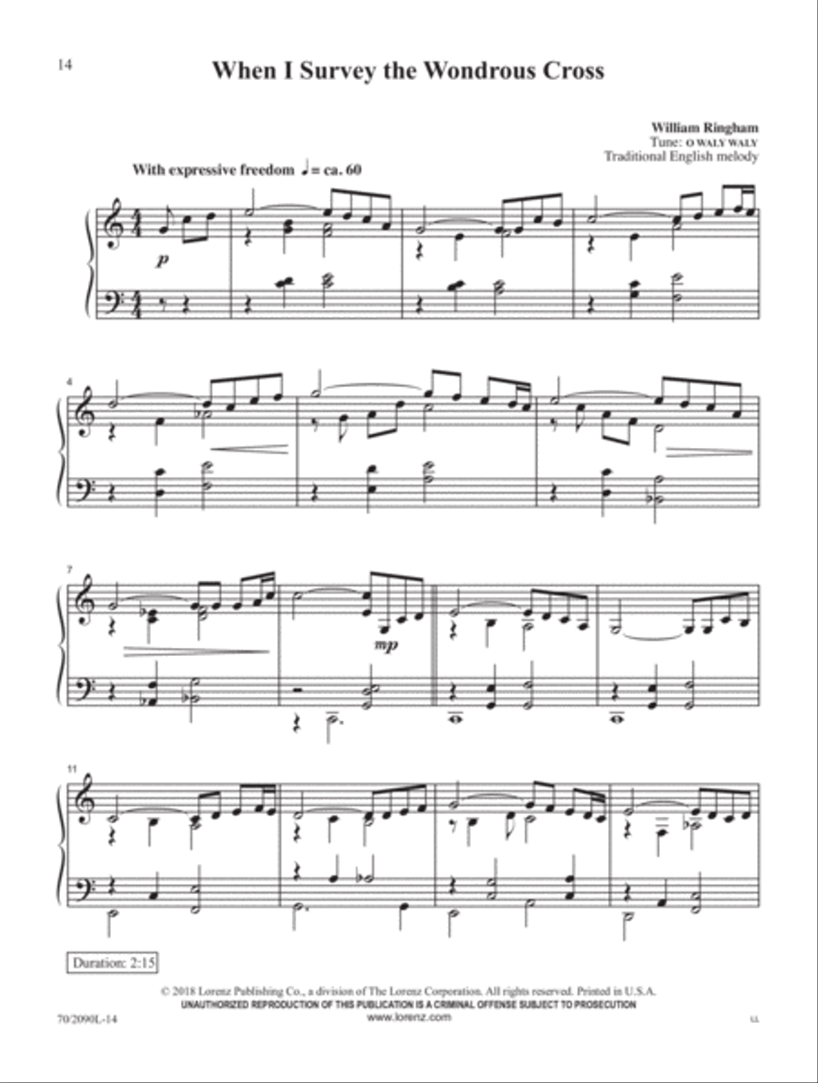 O Day of Peace Piano Solo scores gallery preview page 7