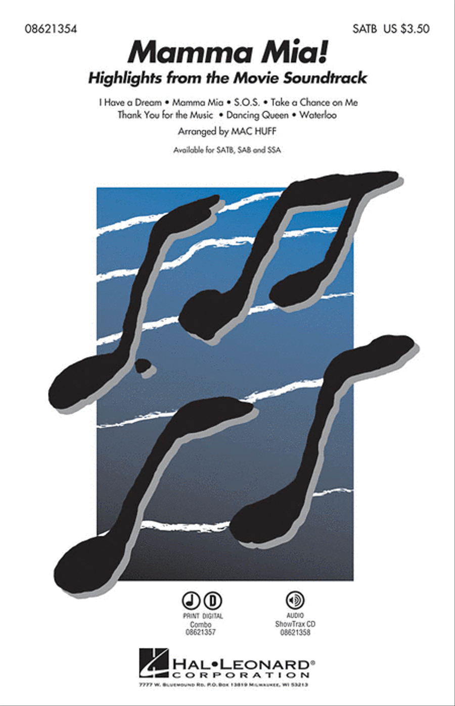 Mamma Mia! Choir scores gallery preview page 1