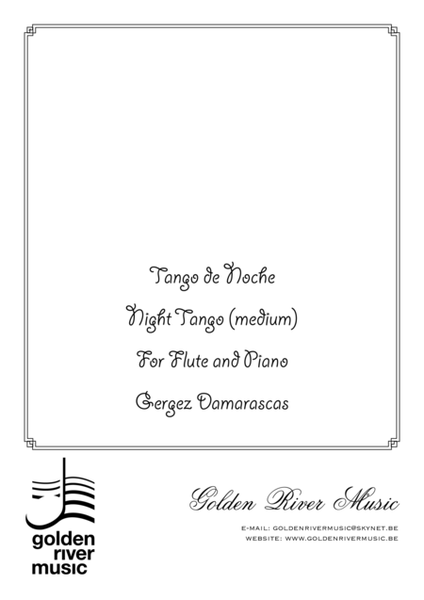 Tango de Noche / Tango Night for flute image number null