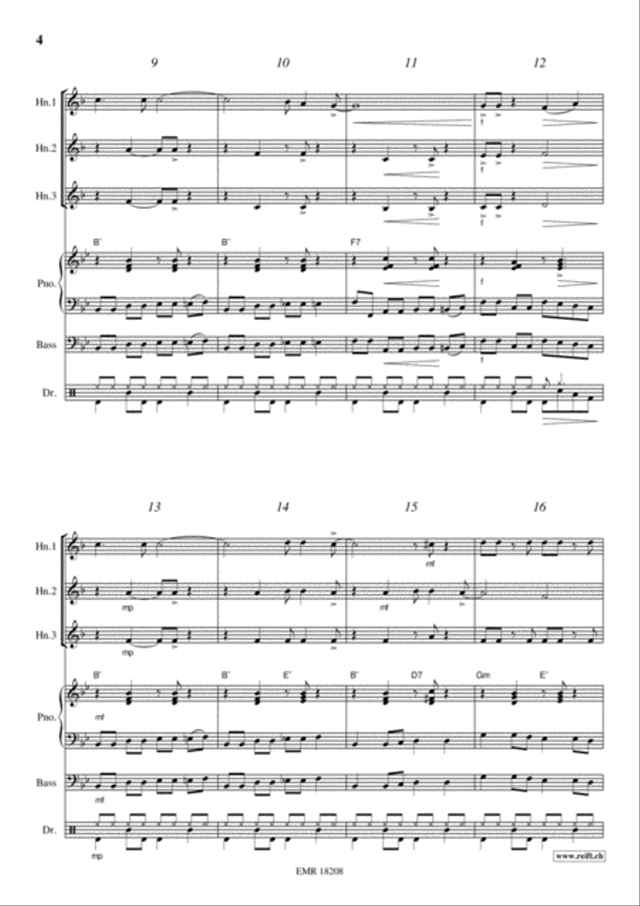 Kumbaya Horn scores gallery preview page 4