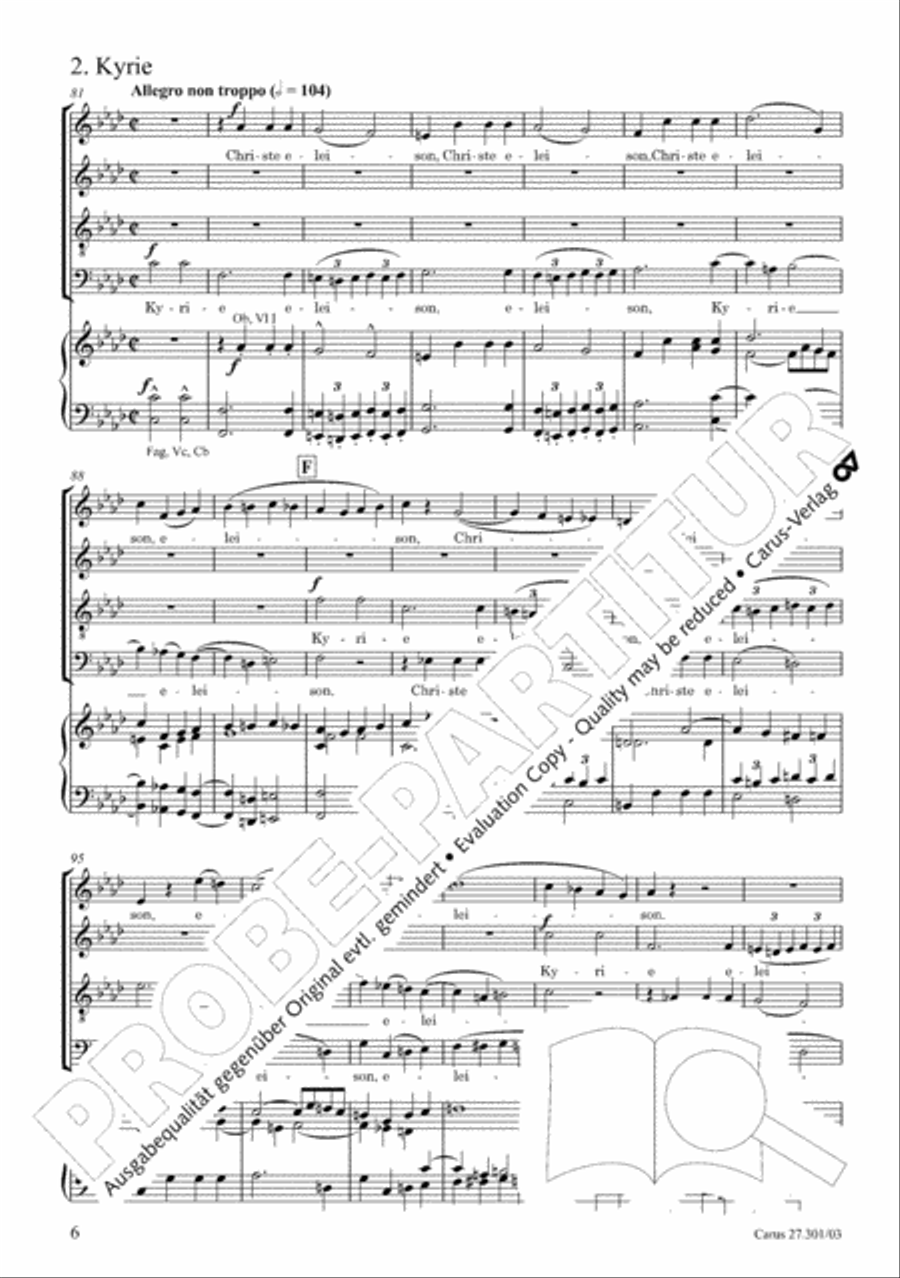 Requiem in F minor Requiem in F minor 4-Part scores gallery preview page 11