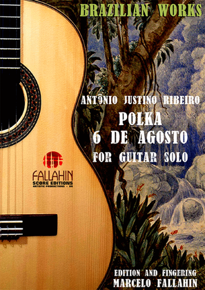 Book cover for POLKA 6 DE AGOSTO - ANTÔNIO JUSTINO RIBEIRO - FOR GUITAR SOLO