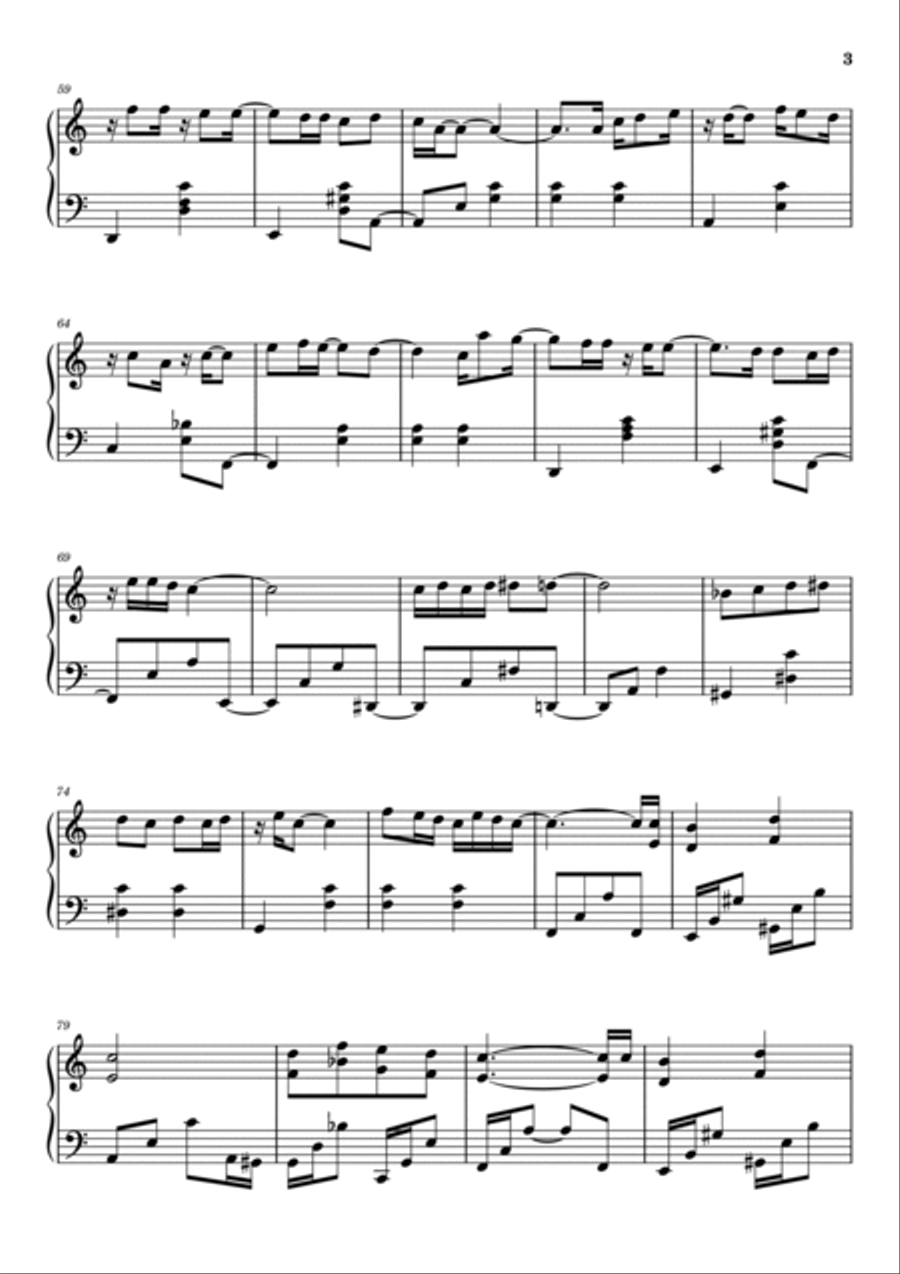 All Things End Piano Solo scores gallery preview page 3
