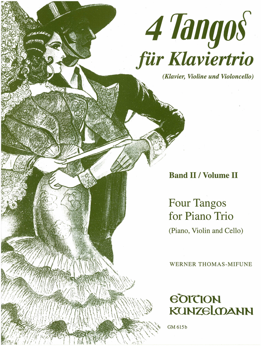 Four Tangos for Piano Trio - Volume II