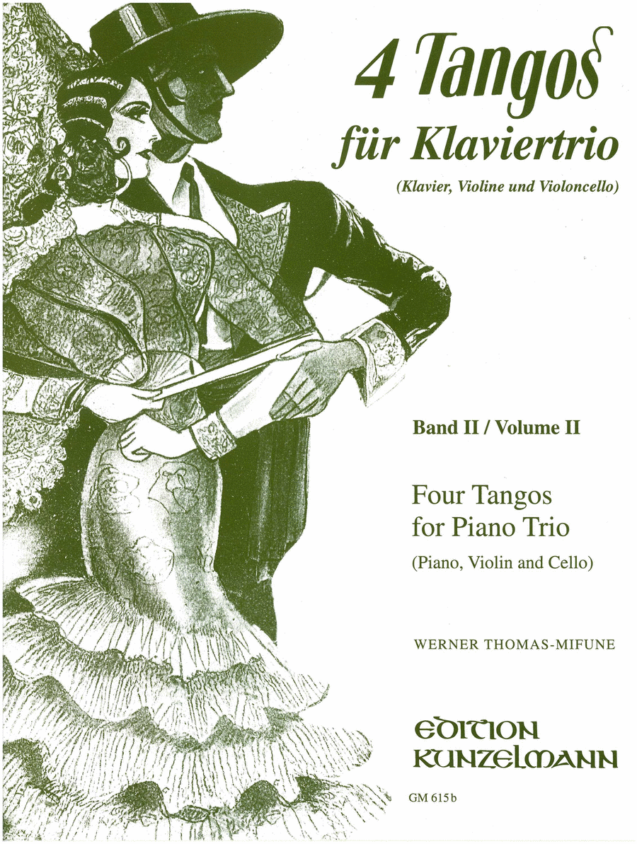 4 tangos for piano trio Piano Trio scores gallery preview page 1