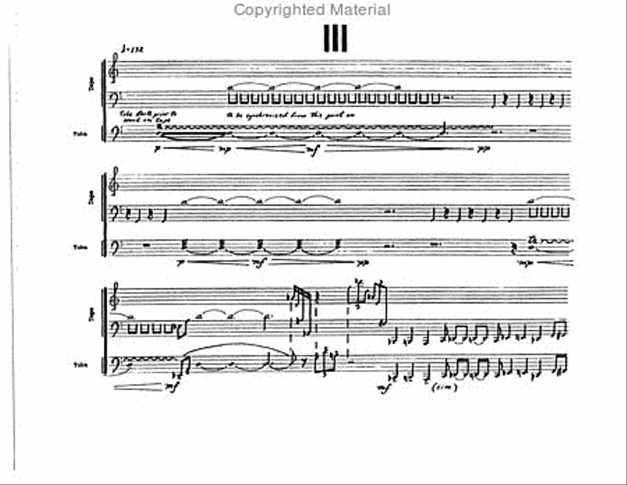 Three for One Tuba scores gallery preview page 4