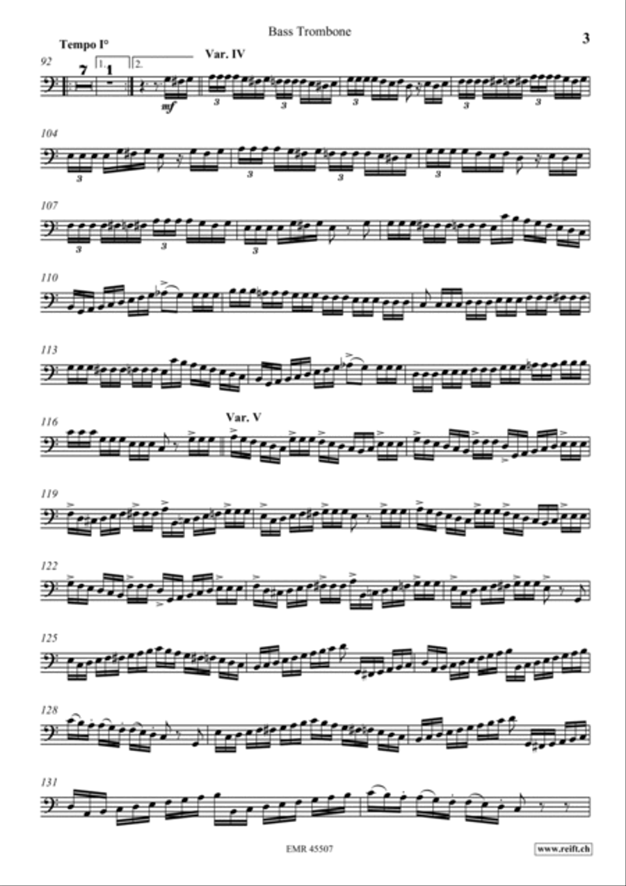 The Carnival Of Venice Trombone scores gallery preview page 4