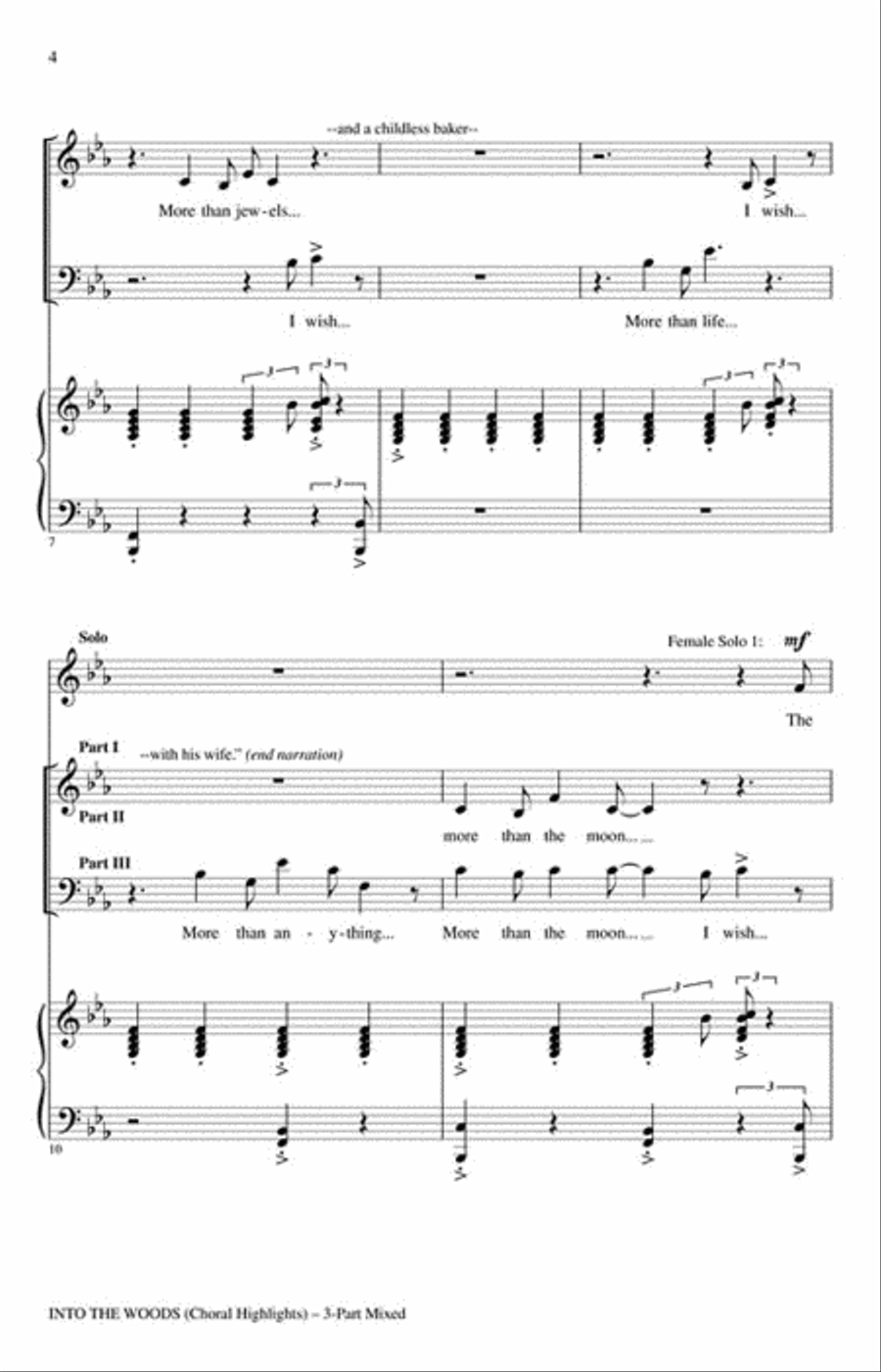 Into the Woods - ShowTrax CD Choir scores gallery preview page 3