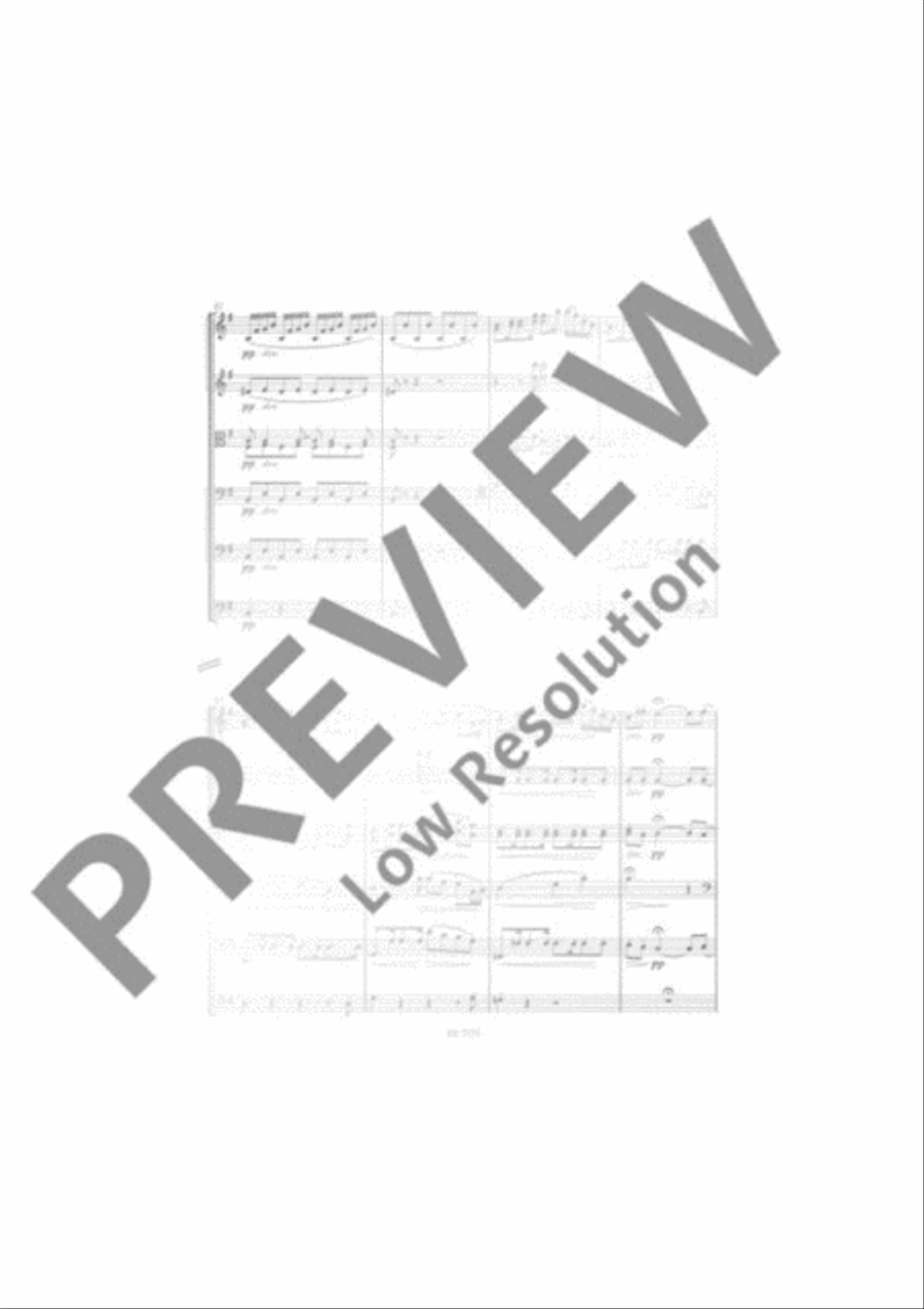 Serenade E major Serenade E major Miniature Score scores gallery preview page 14