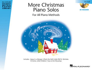 Book cover for More Christmas Piano Solos - Prestaff Level