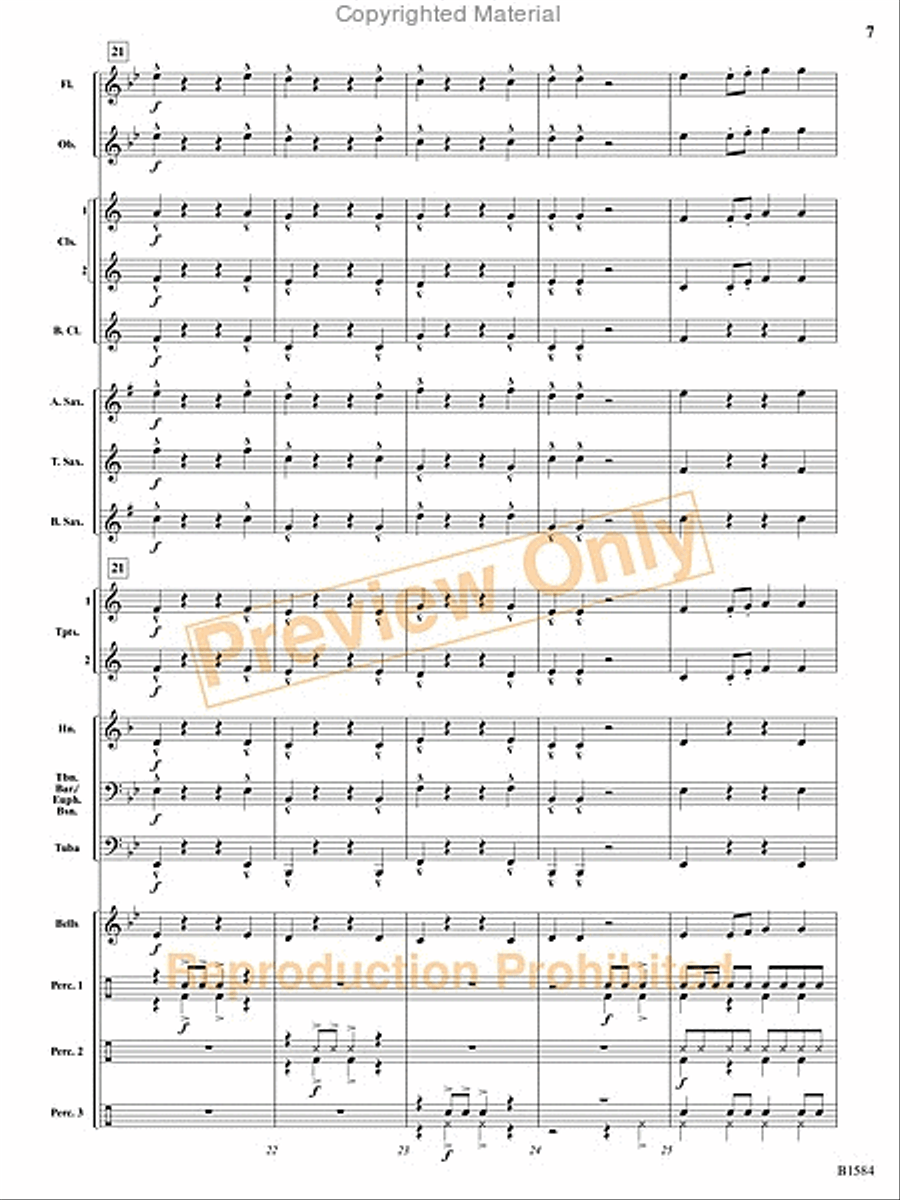 Cubano Bueno Cubano Bueno Concert Band scores gallery preview page 8