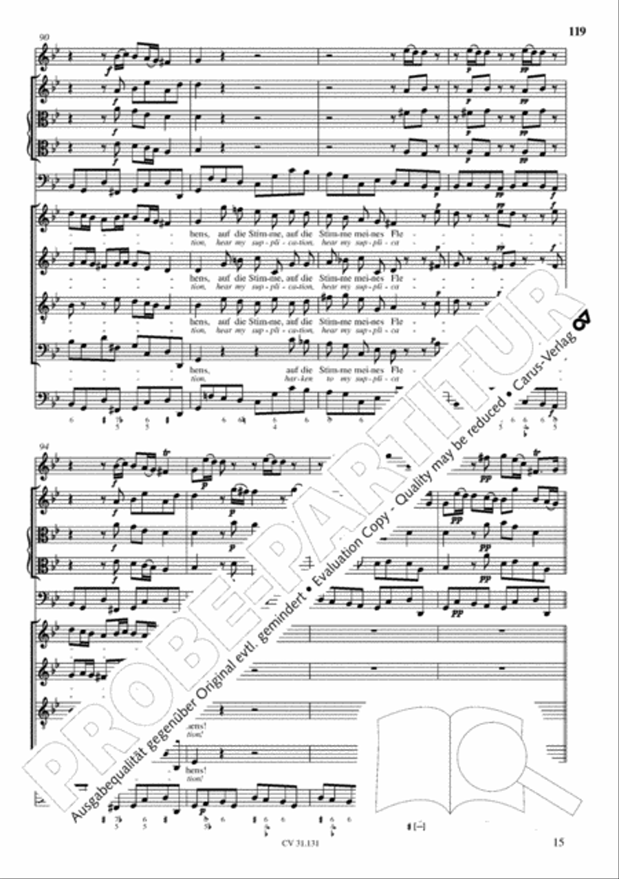 The Complete Sacred Vocal Works (Das geistliche Vokalwerk) Voice scores gallery preview page 120
