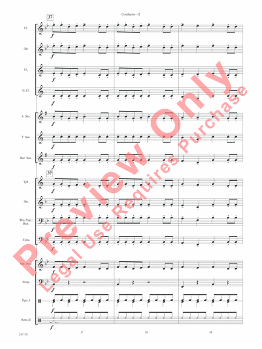 Udala'm Concert Band scores gallery preview page 14
