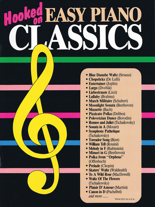 Book cover for Hooked on Easy Piano Classics