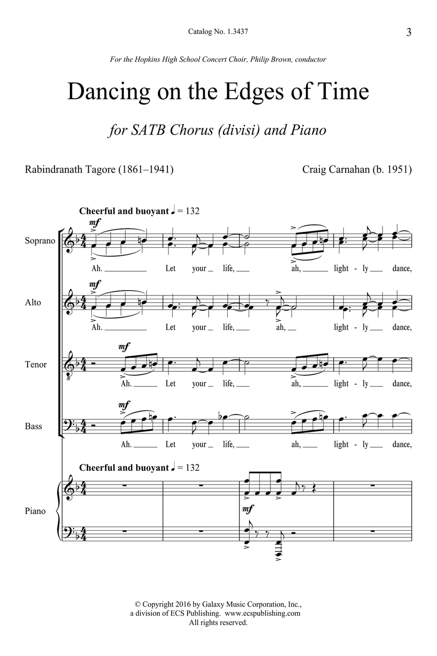 Dancing on the Edges of Time Divisi scores gallery preview page 2