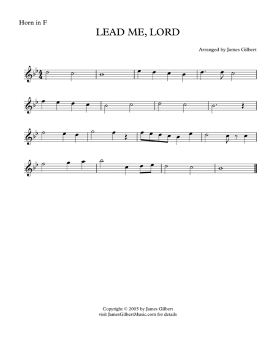 LEAD ME LORD Small Ensemble scores gallery preview page 5
