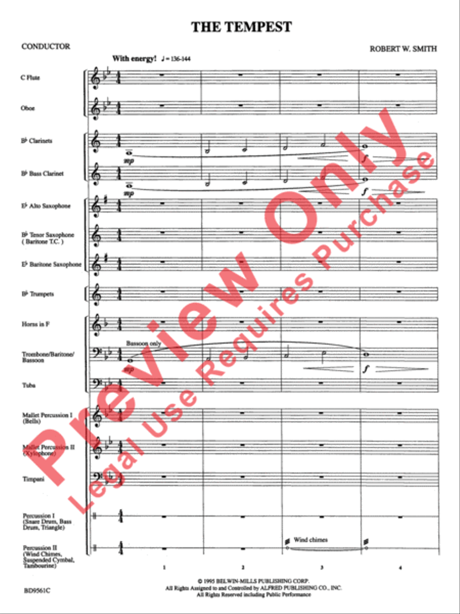 The Tempest Concert Band scores gallery preview page 4