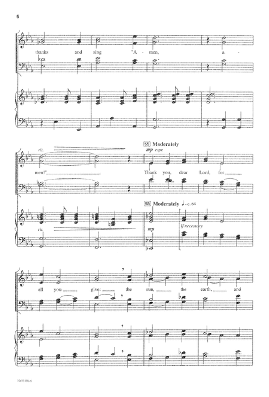 And Now Thanksgiving Begins 4-Part scores gallery preview page 6