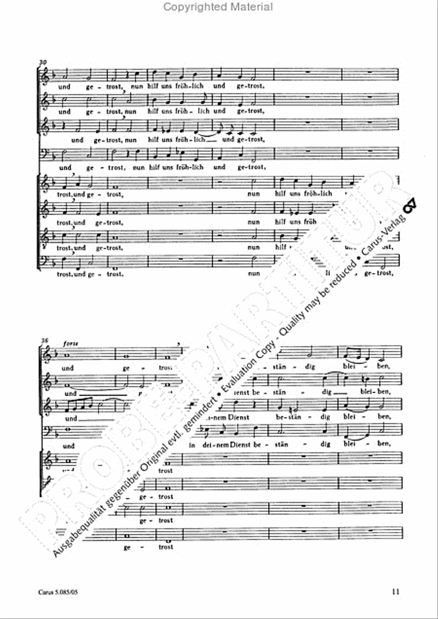 Come, Holy Ghost (Komm, heiliger Geist) 4-Part scores gallery preview page 12