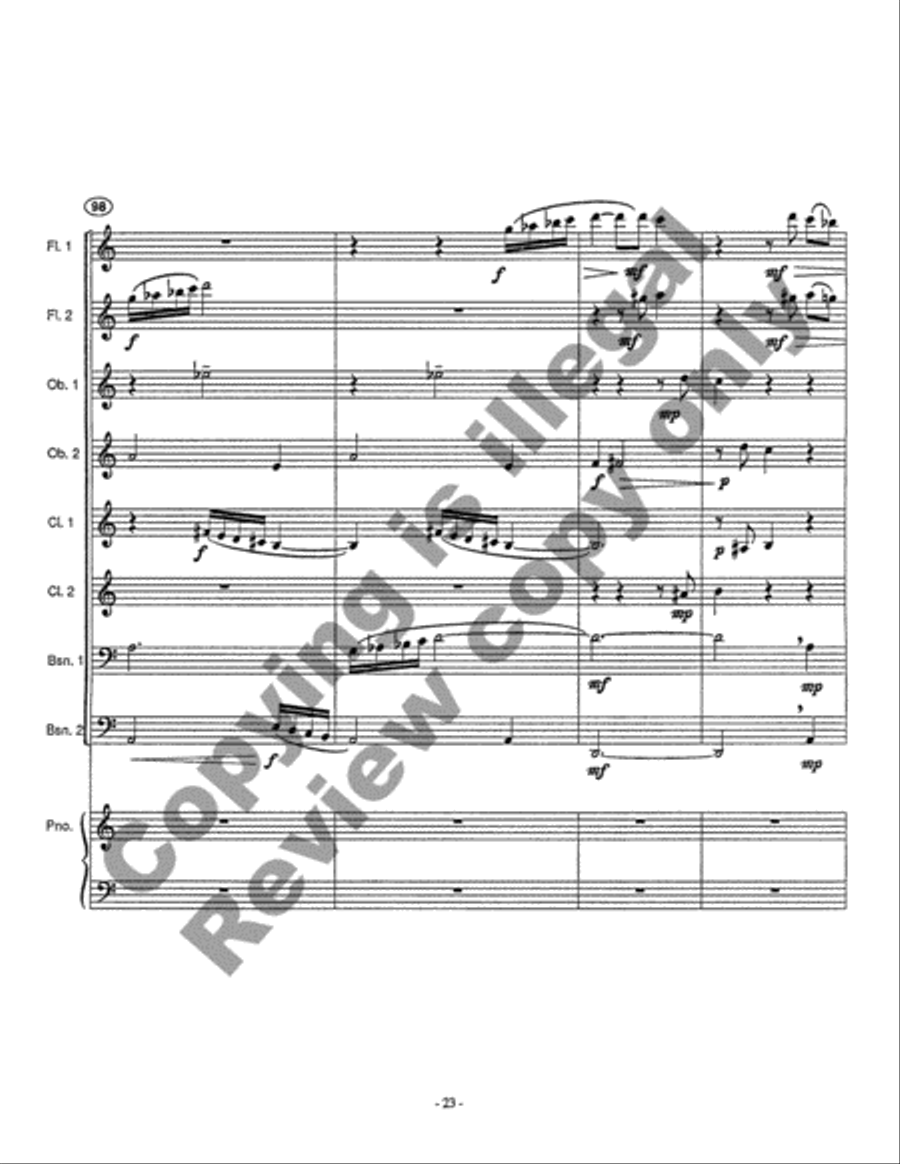 With Love and Hisses Chamber Orchestra scores gallery preview page 15