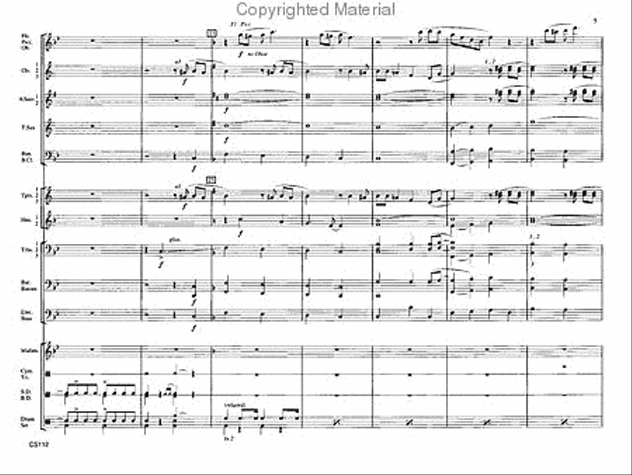 Alexander's Ragtime Band Alexander's Ragtime Band Concert Band scores gallery preview page 5