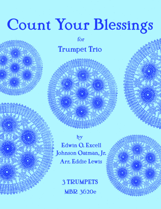 Book cover for Count Your Blessings for Trumpet Trio