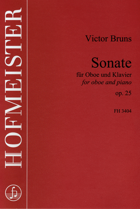 Sonate fur Oboe und Klavier, op. 25