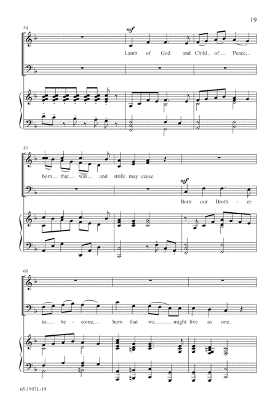 Candles and Carols Candles and Carols 3-Part scores gallery preview page 20
