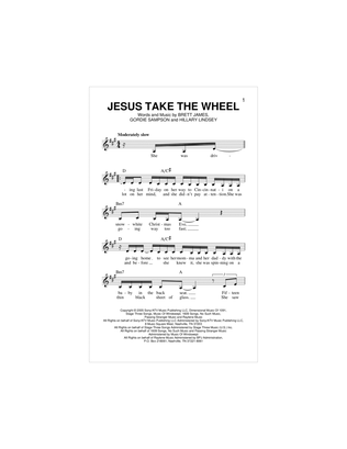 Book cover for Jesus Take The Wheel