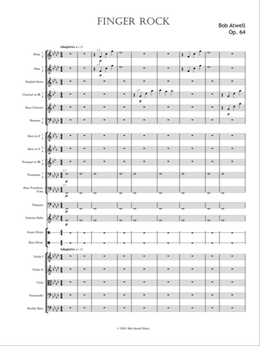 Finger Rock Full Orchestra scores gallery preview page 3