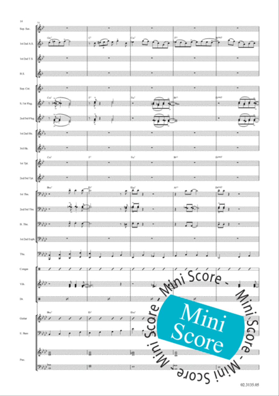 The Way You Look Tonight Fanfare Band scores gallery preview page 20