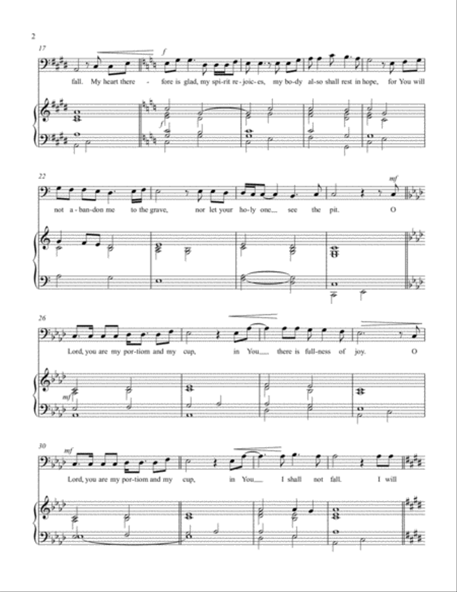 Psalm 16 Small Ensemble scores gallery preview page 2