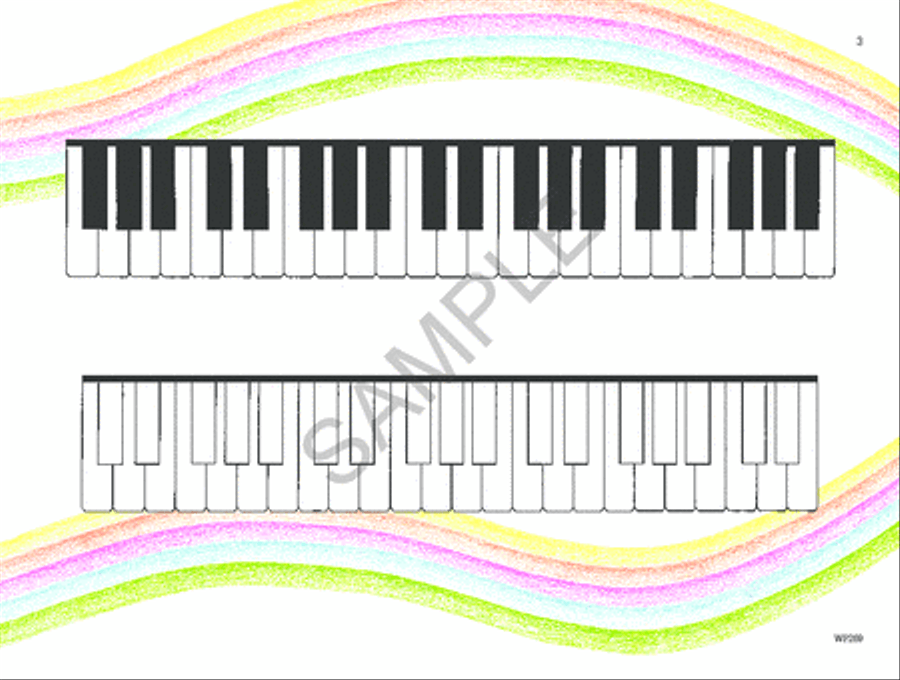 Wipe-Off: Keyboards and Staffs Piano Method scores gallery preview page 2