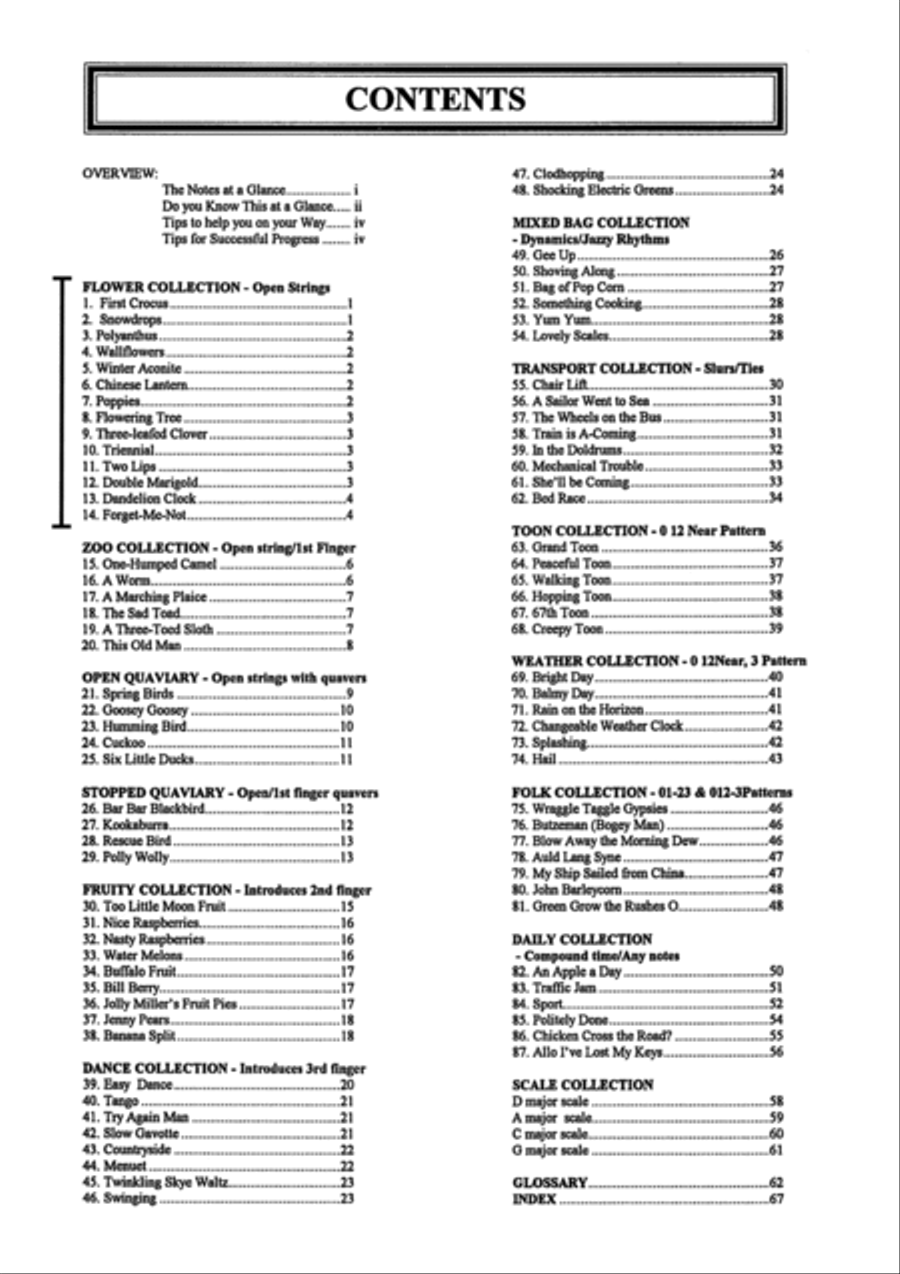 Collections for Violin Vol 1Accompaniment Book Flower Collection Violin Solo scores gallery preview page 4