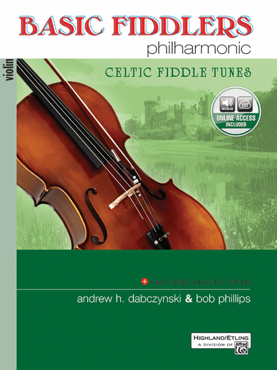 Book cover for Basic Fiddlers Philharmonic Celtic Fiddle Tunes