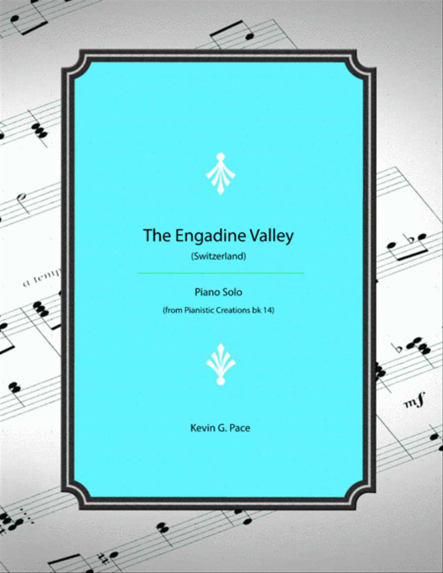 The Engadine Valley - original piano solo Piano Solo scores gallery preview page 1