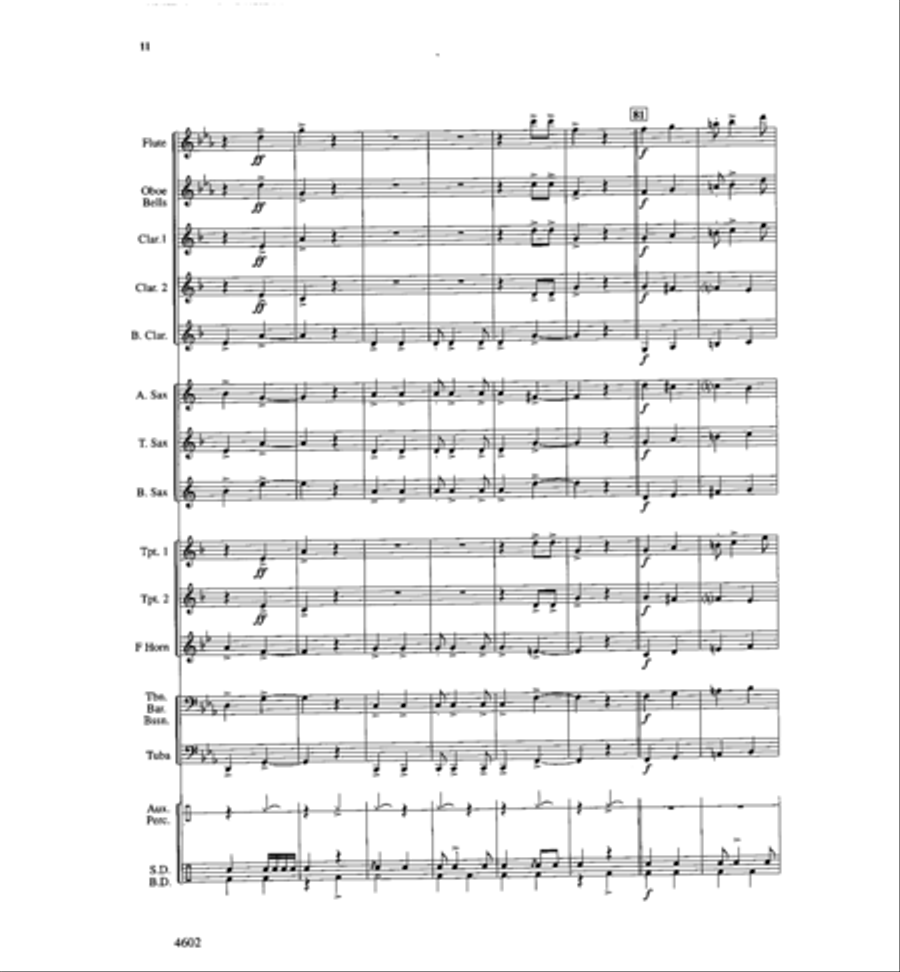 Band Avenue Band Avenue Concert Band scores gallery preview page 11