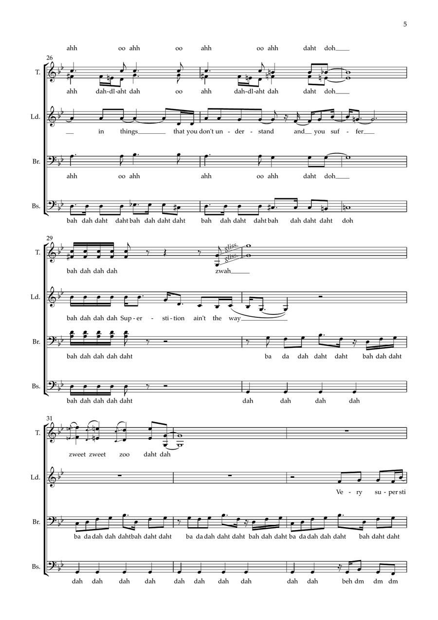 Superstition 4-Part scores gallery preview page 5