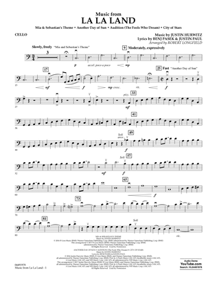 Music from La La Land - Cello