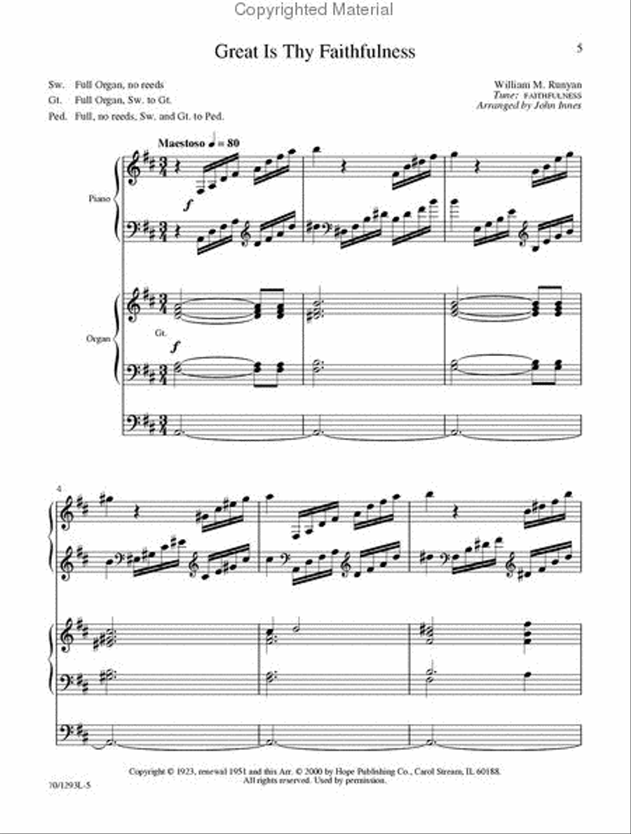 Gather Twogether Organ scores gallery preview page 4