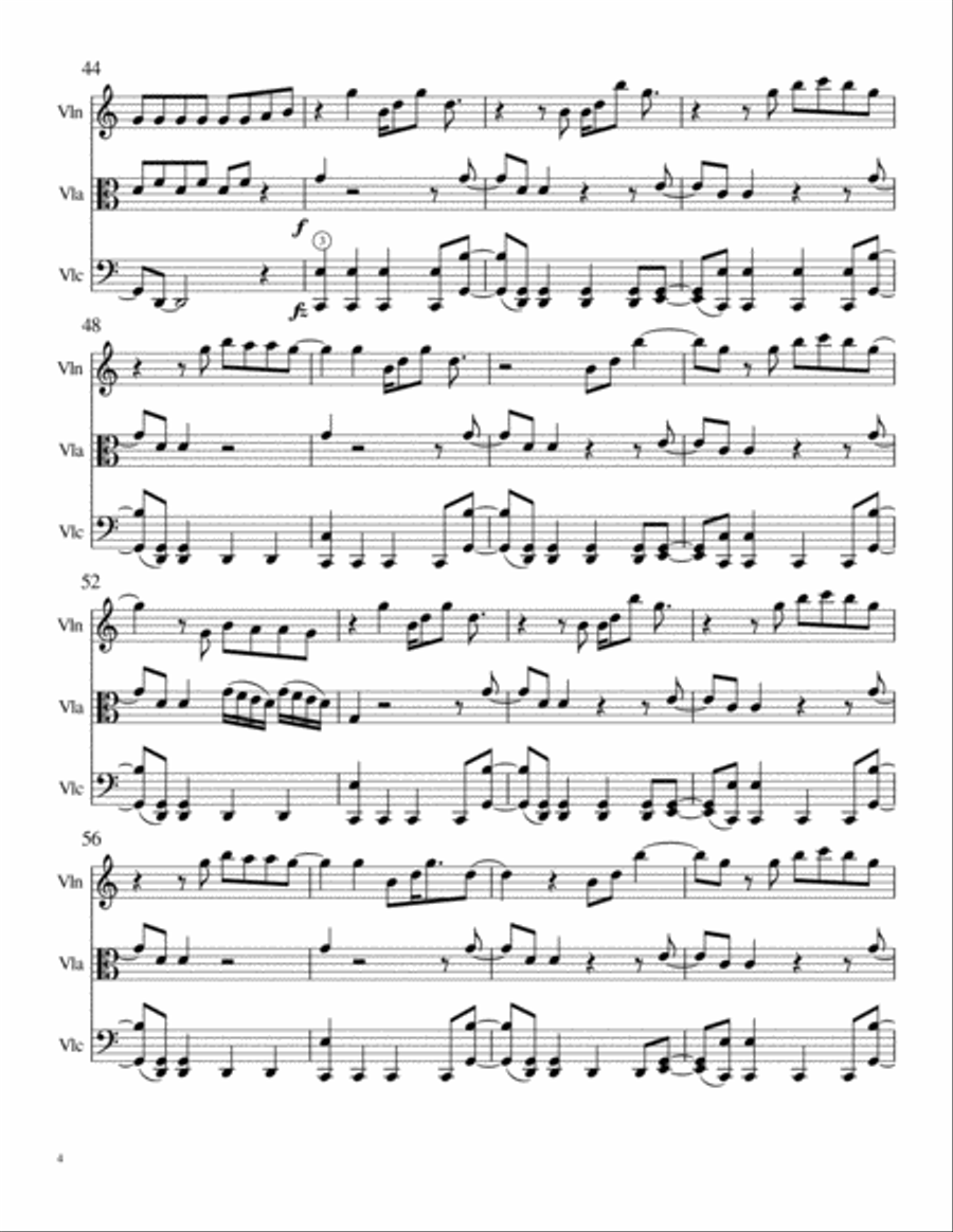 Call Me Maybe String Trio scores gallery preview page 4