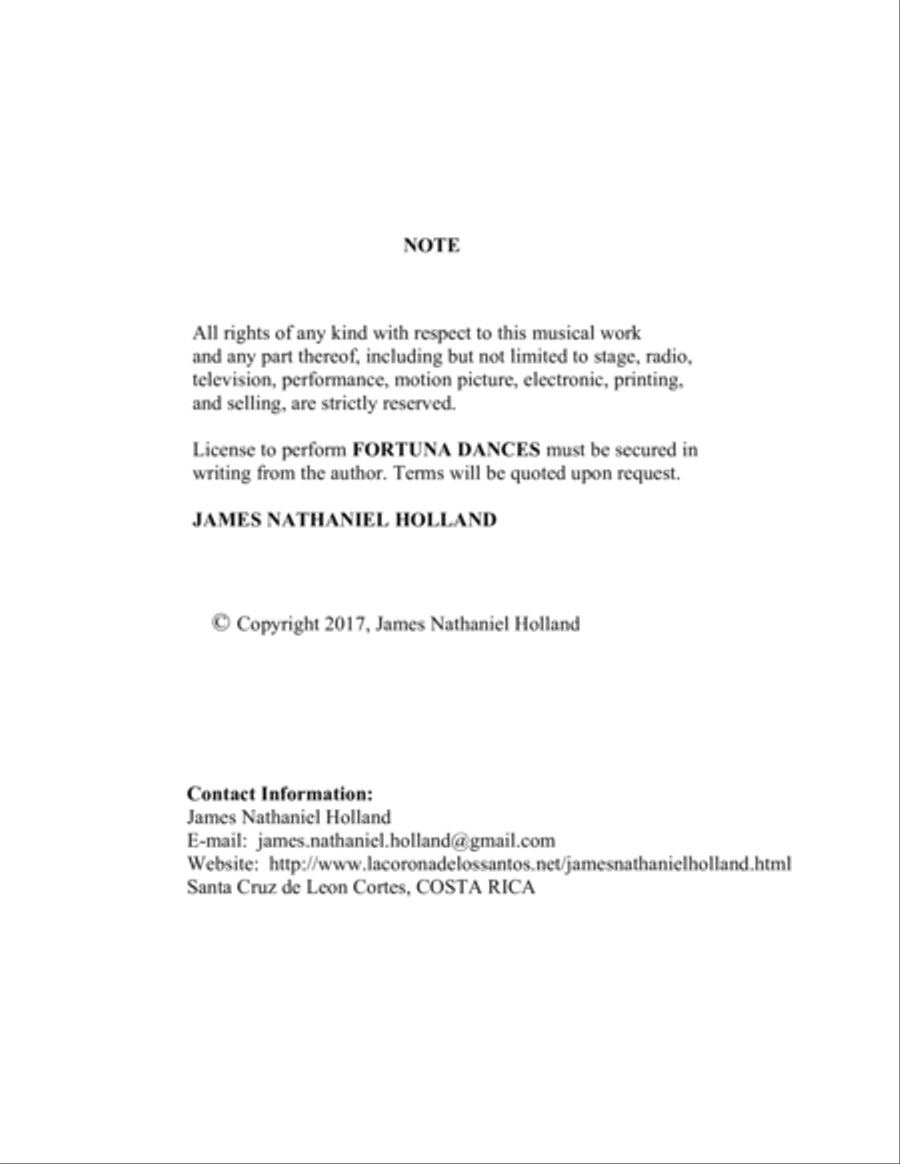 Fortuna Dances from The Satyricon Ballet for Orchestral Ensemble Fortuna Dances from The Satyricon Ballet for Orchestral Ensemble Percussion Ensemble scores gallery preview page 3