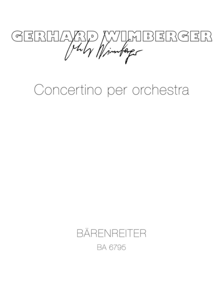 Concertino per orchestra (1981)