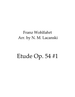 Etude Op. 54 #1