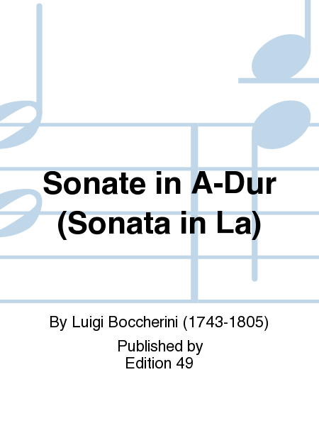 Sonate in A-Dur (Sonata in La)