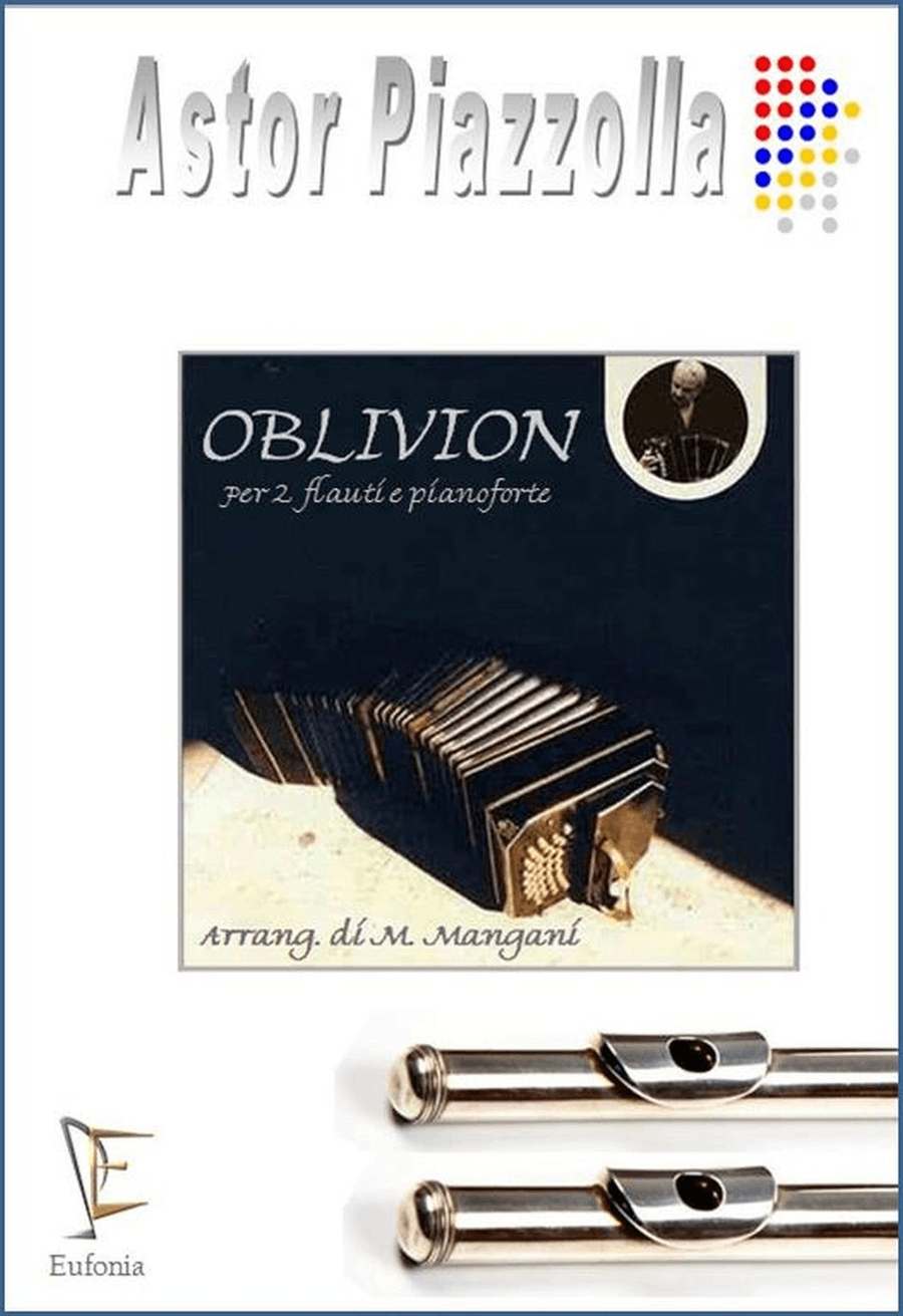 Oblivion by Astor Piazzolla Flute Duet - Sheet Music