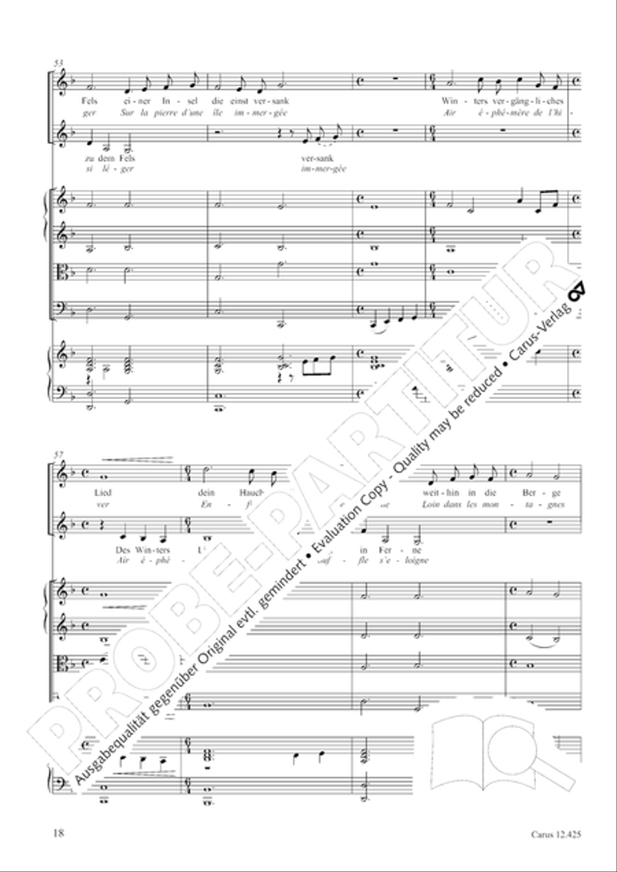 Die Kinder des Monsieur Mathieu (arr. R. Butz) chorissimo! Score scores gallery preview page 19